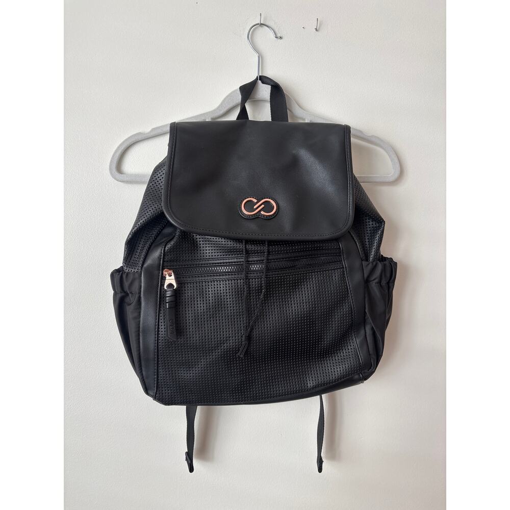 Calia Black Perforated Backpack for the Gym Workout Yoga Pilates NWT